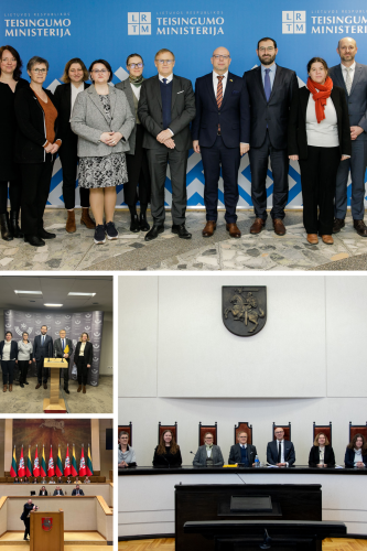 Versalio administracinio apeliacinio teismo atstovų delegacija baigė vizitą Lietuvoje