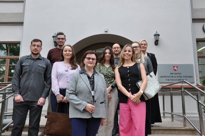 Regionų administraciniame teisme lankėsi jaunieji teisėjai iš Ispanijos, Graikijos, Lenkijos ir Vokietijos bei teisėjo padėjėjas iš Čekijos