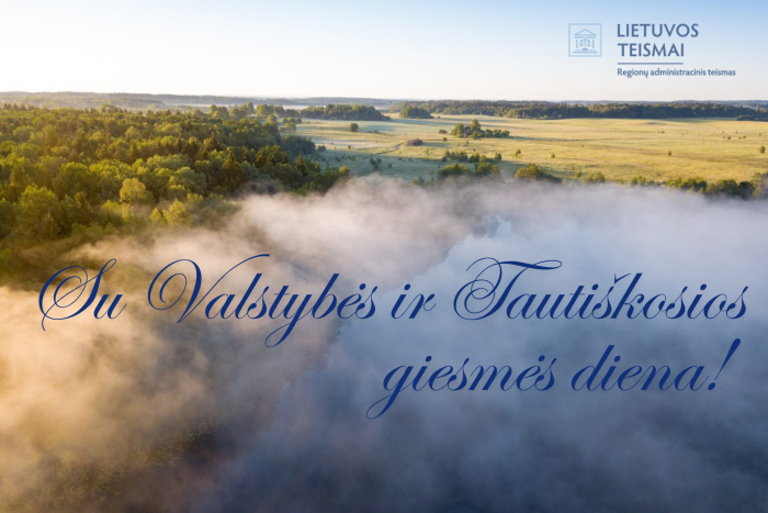 Su Valstybės ir Tautiškosios giesmės diena!