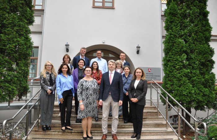Regionų administraciniame teisme lankėsi tarptautinė teisininkų delegacija pagal Europos teisminio mokymo tinklo mainų programą
