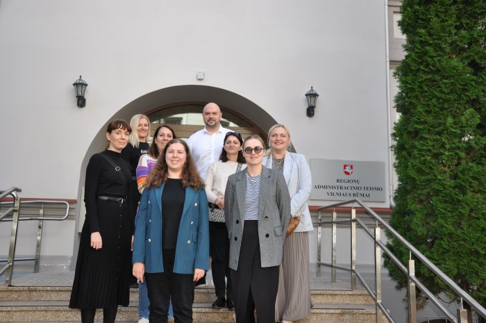 Regionų administracinio teismo Vilniaus rūmuose lankėsi teismų darbuotojai iš Graikijos, Italijos, Rumunijos ir Suomijos 