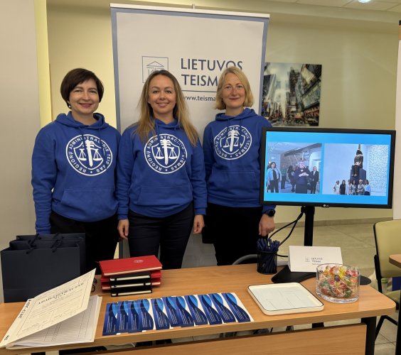 Regionų administracinis teismas pristatė karjeros galimybes Vilniaus kolegijos Verslo vadybos fakultete 