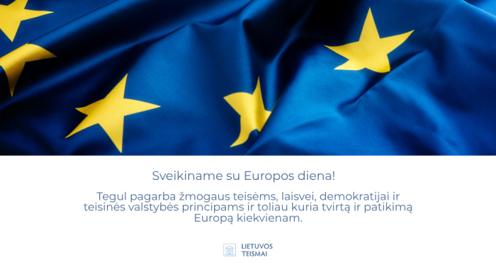 Sveikiname su Europos diena!
