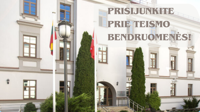 Regionų administracinis teismas (Kauno ir Panevėžio rūmai) kviečia prie komandos prisijungti teisėjų padėjėjus!